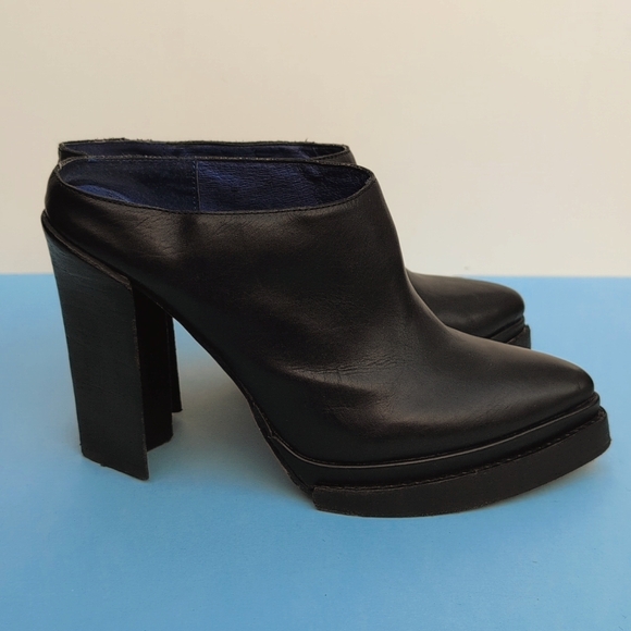 Jeffrey Campbell Ibiza mules, black, genuine leather, size 10 - Picture 4 of 13